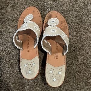 Cream and white Jack Rogers- accepting reasonable offers